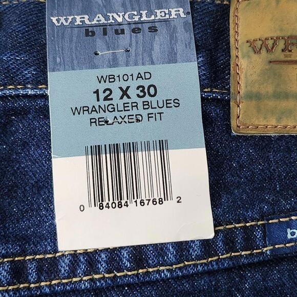 2/$30 Wrangler Blues Relaxed Fit Jeans Size 12 | Classic & Comfortable Denim - Picture 7 of 10